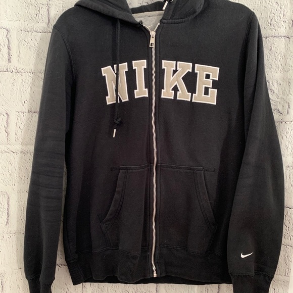 Nike Tops - NIKE WOMENS SPELL OUT ZIP UP HOODIE